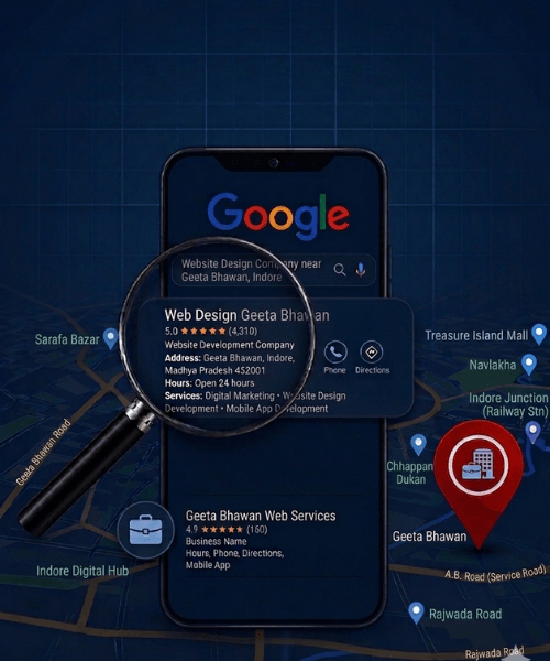Website Design Company Geeta Bhawan