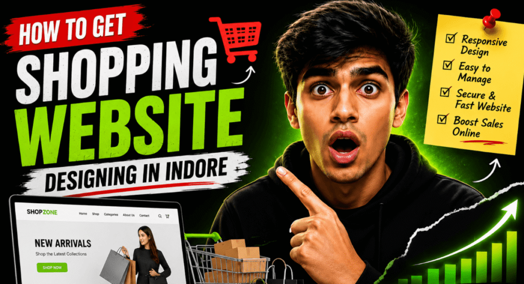 Shopping Website Designing In Indore by WDI