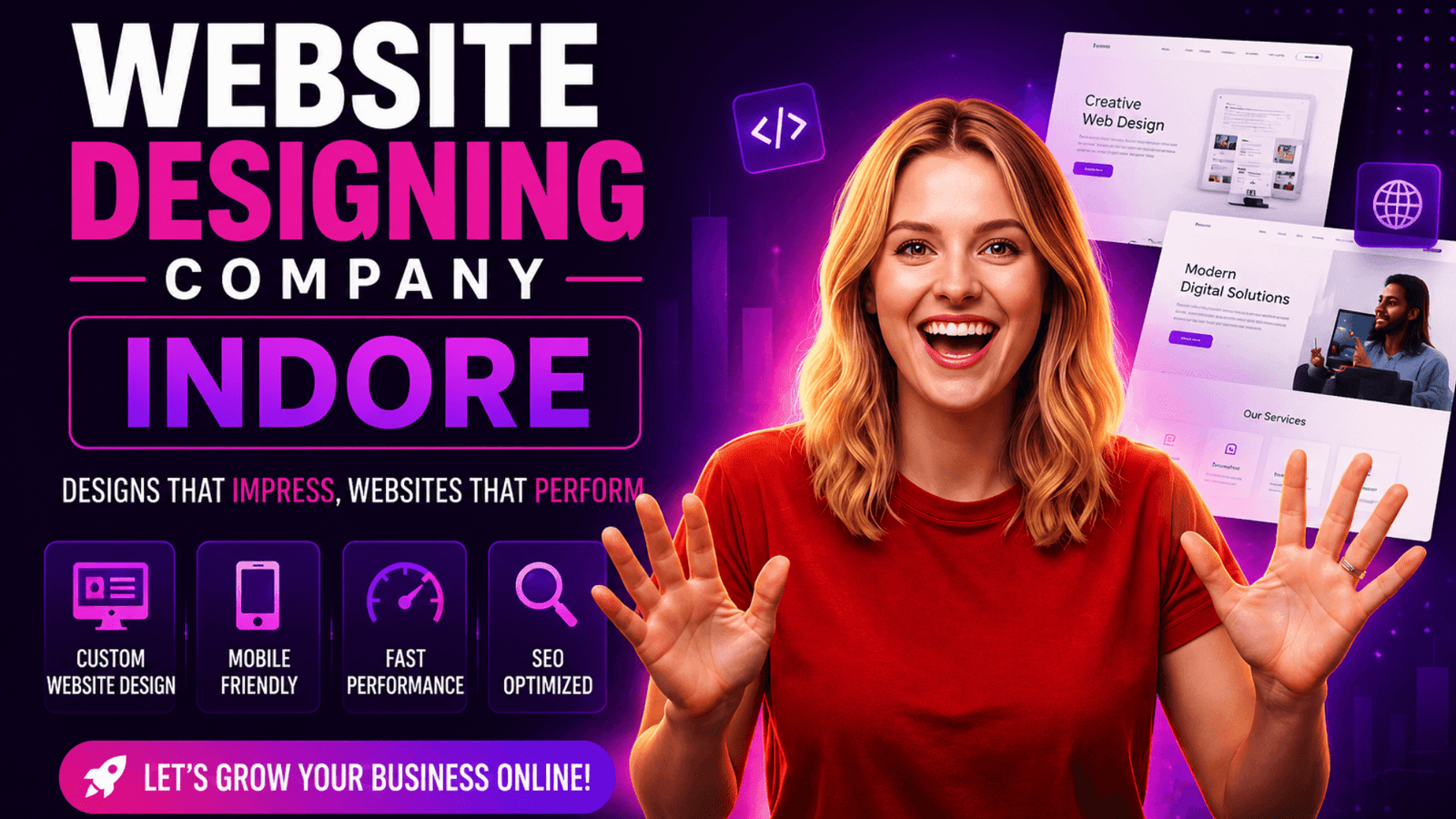 Web Designing & Development in Indore