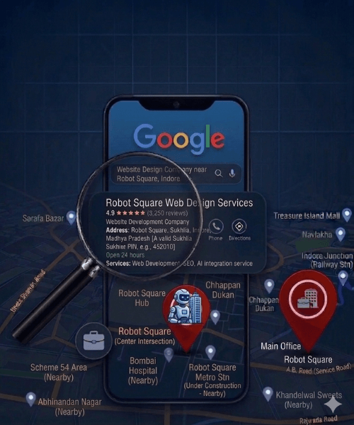 Website Design Company Robot Square